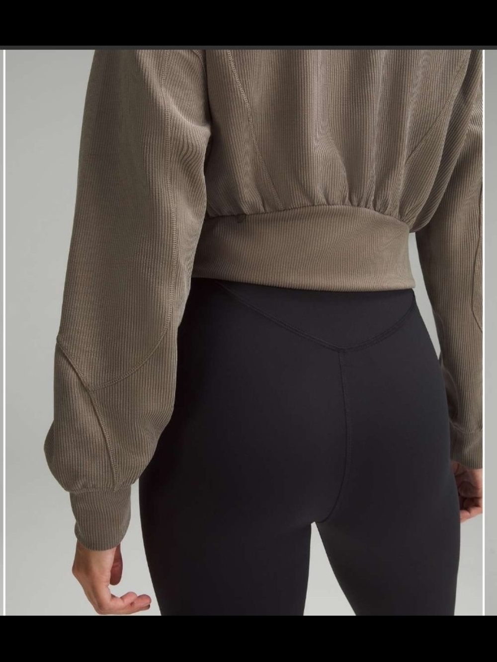 Lululemon Ribbed Softstreme Cropped Jacket - Picture 2 of 9
